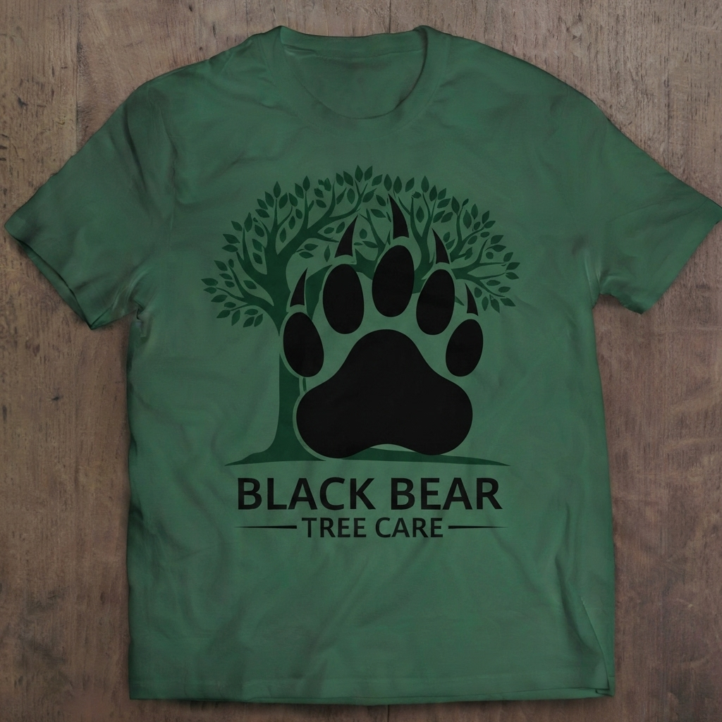 Black Bear Tree Care T-Shirt